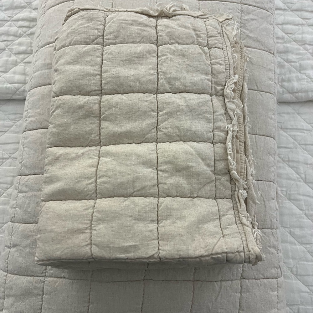 West Elm Quilt + 2 Shams